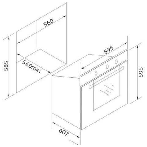 Silverline Siyah Eko Ankastre Set (3420 Classy 60 cm - CS5349B01 - BO6501B01)