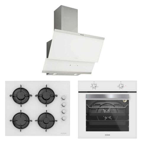 Silverline Beyaz Eko Ankastre  Set (3420 Classy 60 cm - CS5349W01 - BO6501W01)