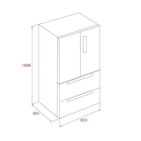 Teka RFD 77825 SS EU Solo Buzdolabı