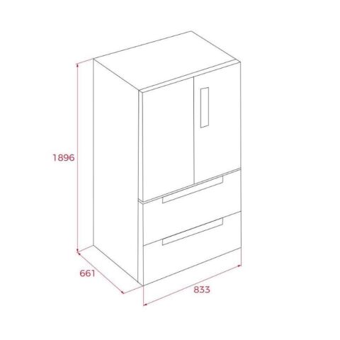Teka RFD 77825 SS EU Solo Buzdolabı