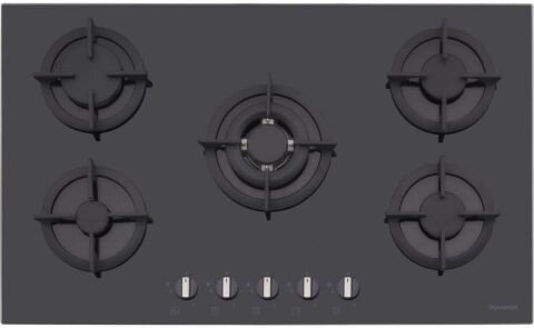 Dominox DHG 905 4g Tc Bk Fc 5 Gözlü Ankastre Siyah Ocak