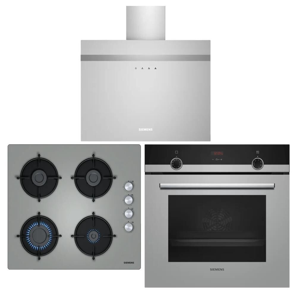 Siemens Gri Ankastre Set ( HB514FBH0T - EO6C8PO00 - LC65FCJ70T )