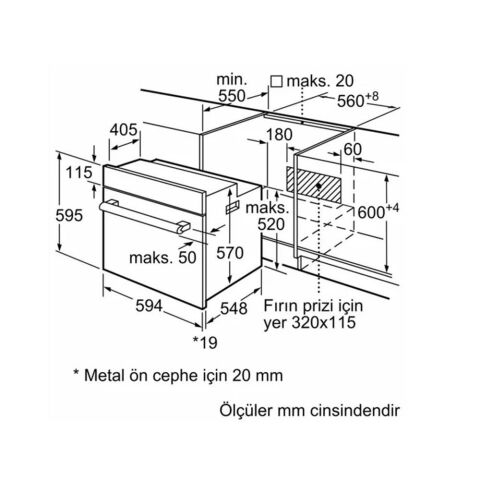 Siemens Gri Ankastre Set ( HB514FBH0T - EO6C8PO00 - LC65FCJ70T )