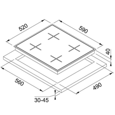 Franke Ankastre Set (FABER EV8+BK A37 Davlumbaz - FHNS 604 BK Ocak - FMA 86 BK Fırın)