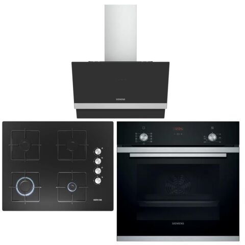 Siemens Siyah Ankastre Set ( HB214FBS0T - EO7C6PO12O - LC65KAJ60T )