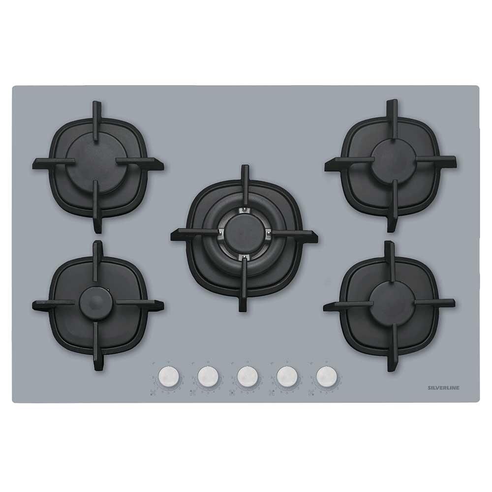 Silverline CS5426S01 9 Kademeli 75 cm Gri Cam Ocak