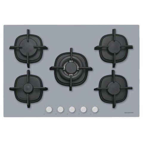 Silverline CS5426S01 9 Kademeli 75 cm Gri Cam Ocak