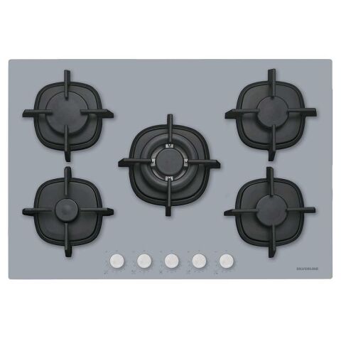 Silverline CS5426S01 9 Kademeli 75 cm Gri Cam Ocak