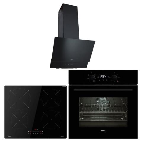 Teka İndüksiyonlu Siyah Ankastre Set (ATV 60 BK-IBC 64110-HEB 723 BK)