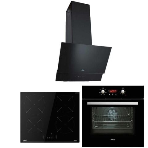 Teka İndüksiyonlu Siyah Ankastre Set (ATV 60 BK-IBC 64110-HEB 723 BK)