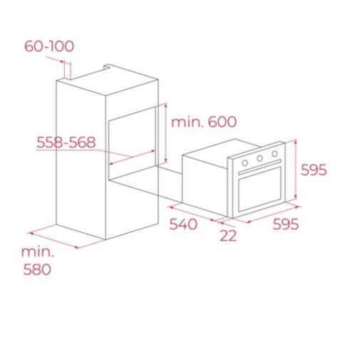 Teka İndüksiyonlu Siyah Ankastre Set (ATV 60 BK-IBC 63110-HEB 723 BK)