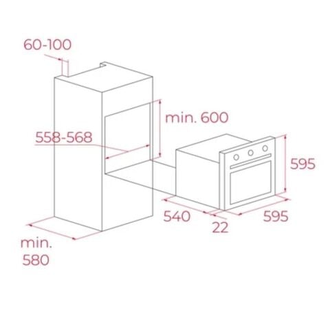 Teka İndüksiyonlu Siyah Ankastre Set (ATV 60 BK-IBC 63110-HEB 723 BK)