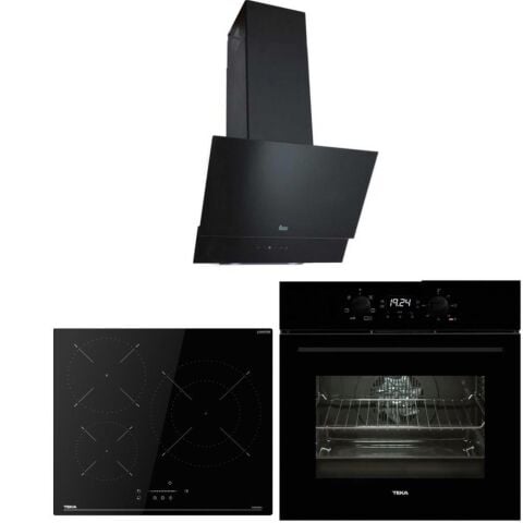 Teka İndüksiyonlu Siyah Ankastre Set (ATV 60 BK-IBC 63110-HEB 723 BK)
