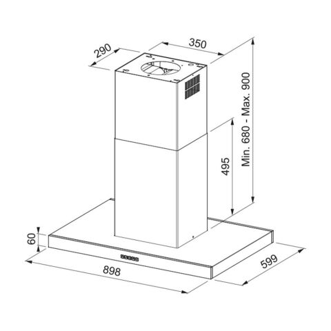 Franke FORMAT TALE 905 I XS Ada Tipi Davlumbaz
