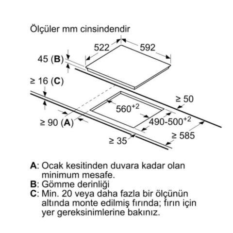 Siemens Siyah Ankastre Set (LC65KAJ60T - ET611HE17E - HB557JYS0T)