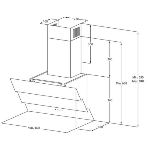 Ukınox Smart Siyah Set (Amiral 60 Siyah Davlumbaz-Ares 60 Siyah Ocak-Smart 8801 Siyah Fırın)