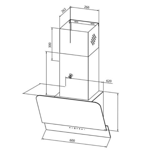 Ukınox Smart Siyah Set (Olive 60 Davlumbaz-Ares 60 Ocak-Smart 7801 Fırın)