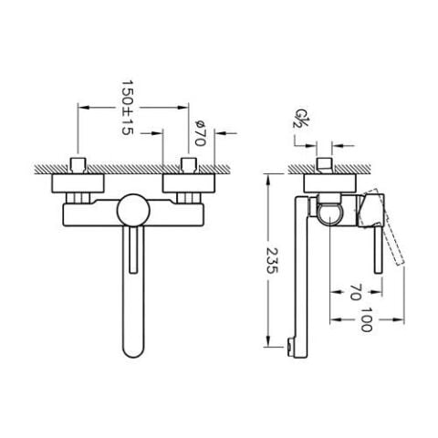 ARTEMA ARTEMA MİNİMAX EVYE BAT. DUVARDAN A42095