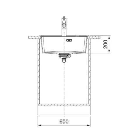 Franke MRG 610-52 MATT BLACK Tezgahüstü Granit Evye