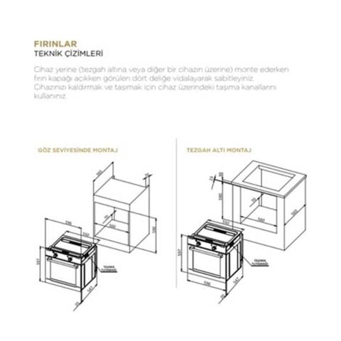Ukinox Nova 9+1 Beyaz Fırın