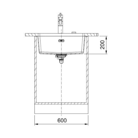 Franke MRG 110-52 MATT BLACK Tezgahaltı Evye
