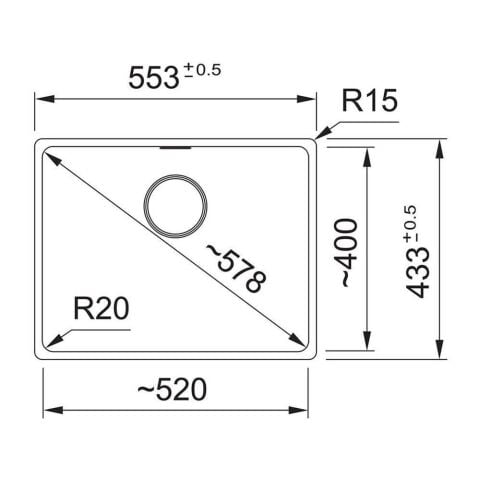 FRANKE MARİS MRG 210/110-52 NERO GRANİT EVYE