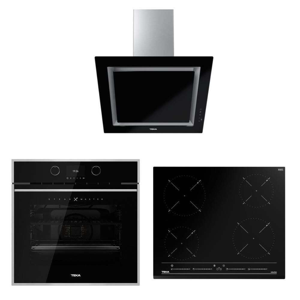Teka Siyah Ankastre Set (DLV 68660 BK - IZC 64010- STEAKMASTER)
