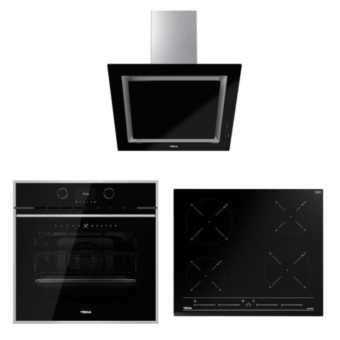 Teka Siyah Ankastre Set (DLV 68660 BK - IZC 64010- STEAKMASTER)
