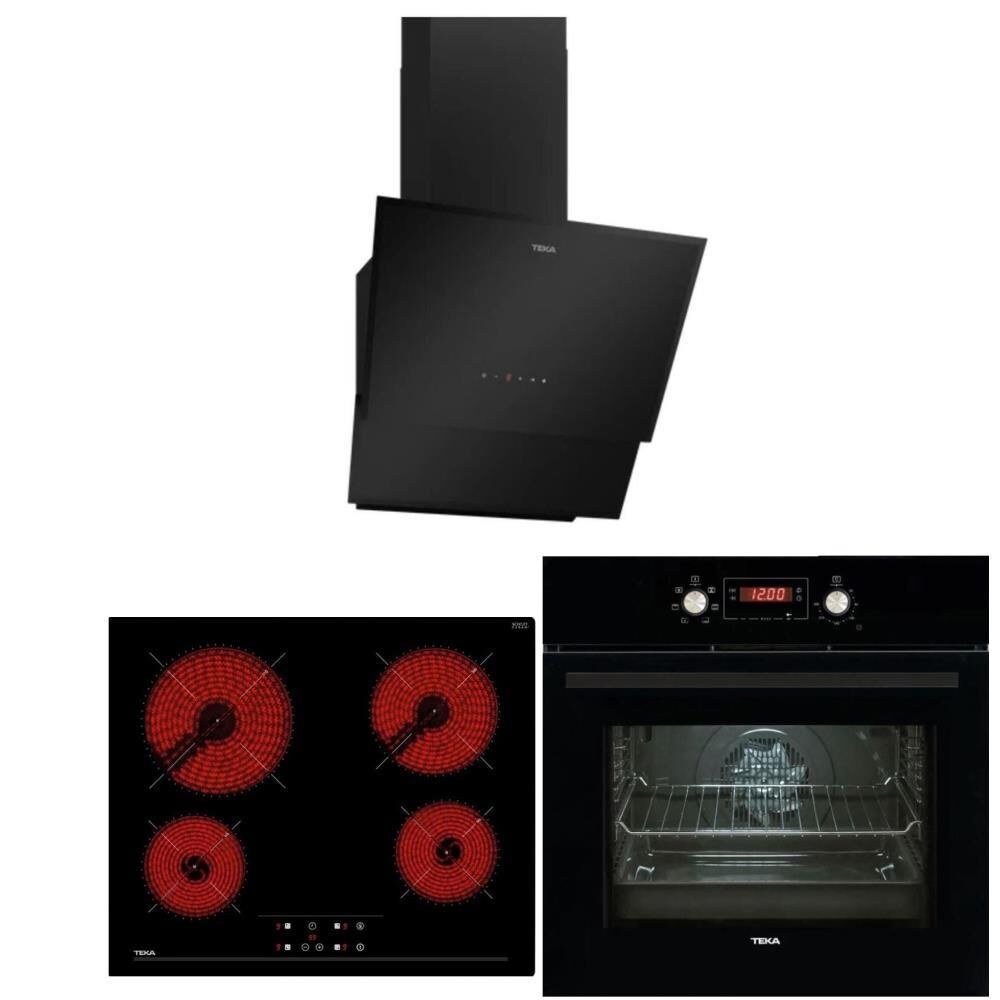 Teka Chef 9 Siyah Ankastre Set (HAK 627 BK- TZ 6415- TVT 60)