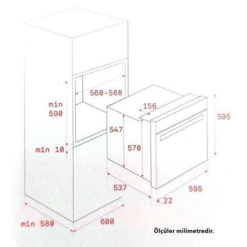 Teka Chef 9 Siyah Ankastre Set (HAK 627 BK- TZ 6415- TVT 60)