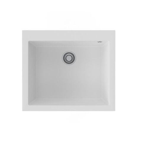 Blackstone PATARA 50X40 Tezgahüstü Beyaz Granit Evye
