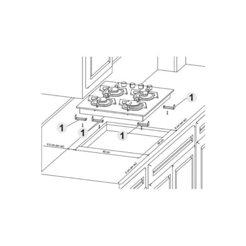 Silverline CS5700C6S01 4 Gözlü Döküm Izgaralı Gri Ocak