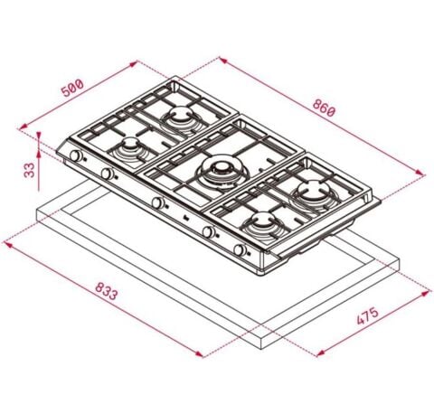 Teka EX 90.1 5G AI AL DR CI Ocak