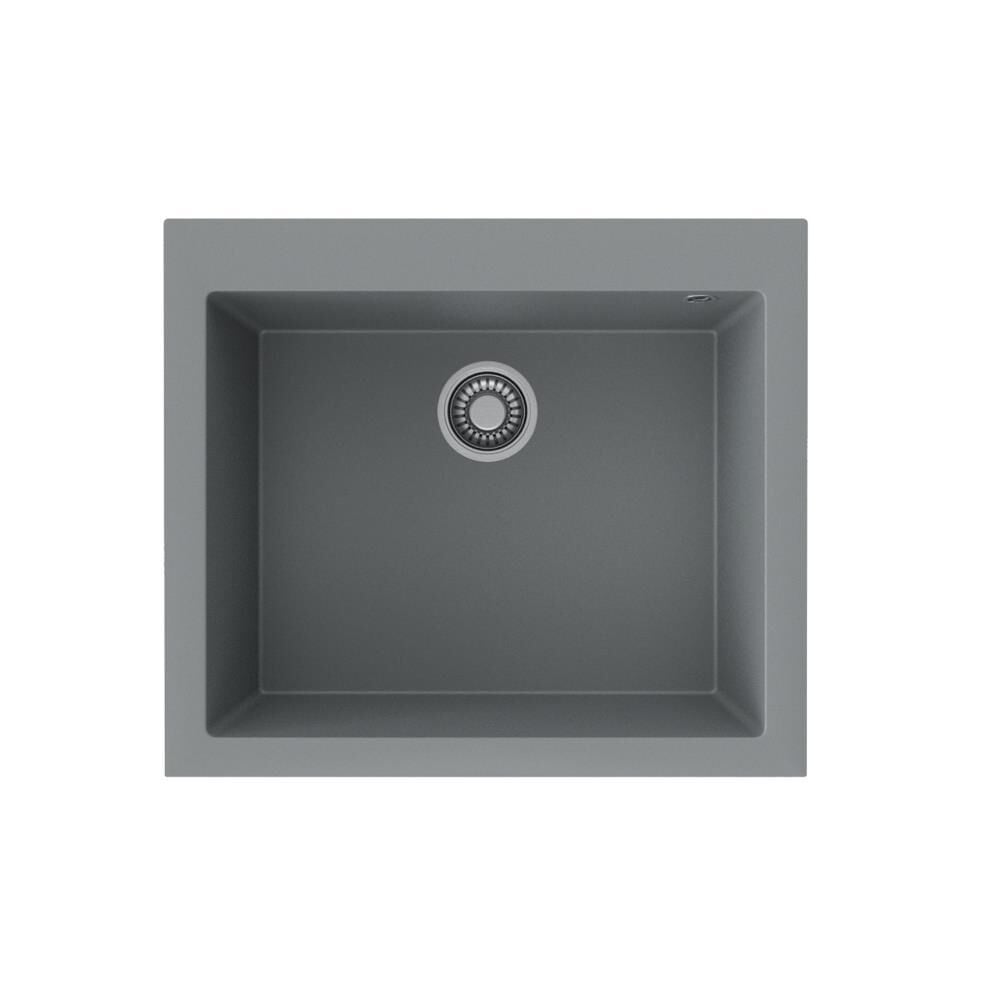 Blackstone PATARA 50X40 Tezgahüstü Gri Granit Evye