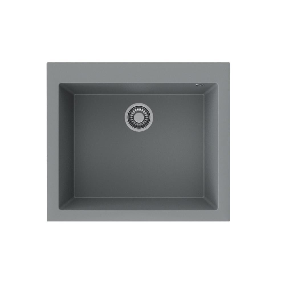 Blackstone PATARA 50X40 Tezgahüstü Gri Granit Evye