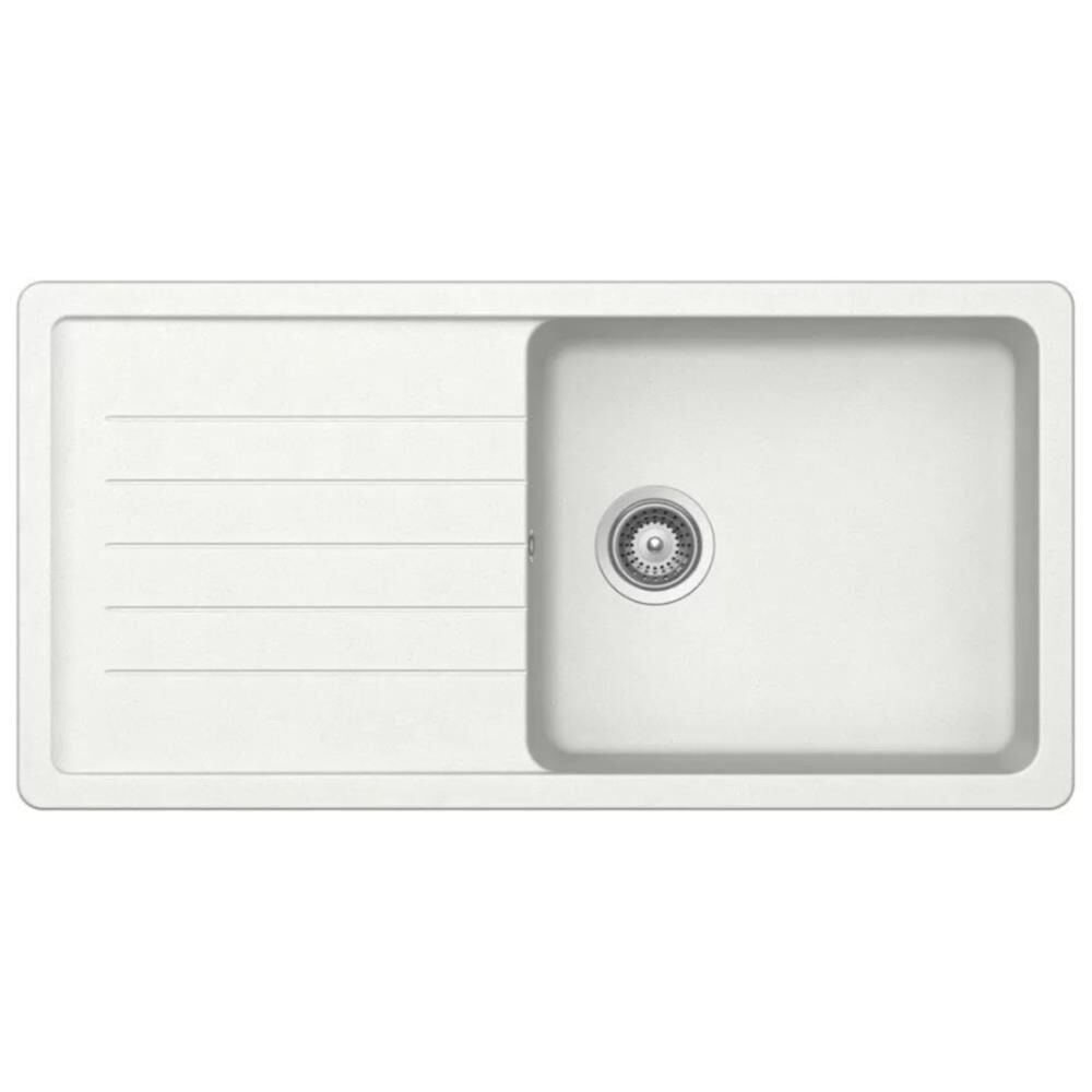 VALENTE D-100 L Beyaz Granit Evye