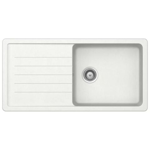 VALENTE D-100 L Beyaz Granit Evye