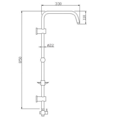 Tema Rain Tondo Duş Kolonu