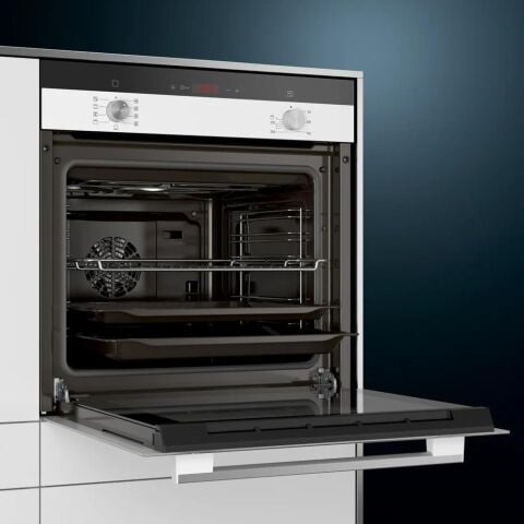Siemens HB214FBW0T 66 Lt Beyaz Ankastre Fırın