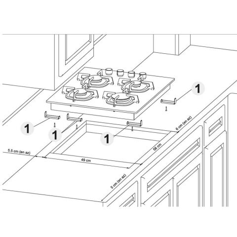 Silverline CS5429S01 Döküm Gri Ocak