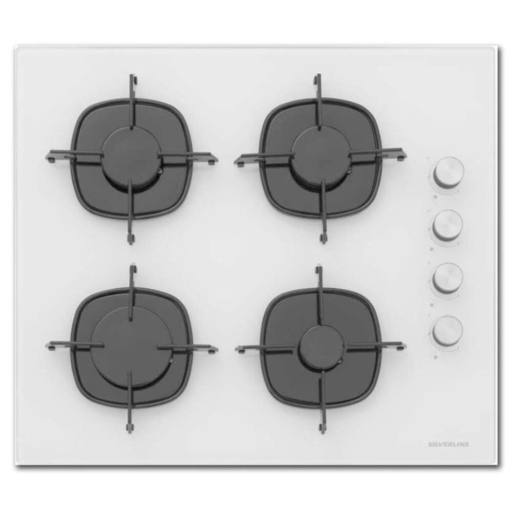 Silverline CS5700E6W01 Emaye Izgaralı Ocak