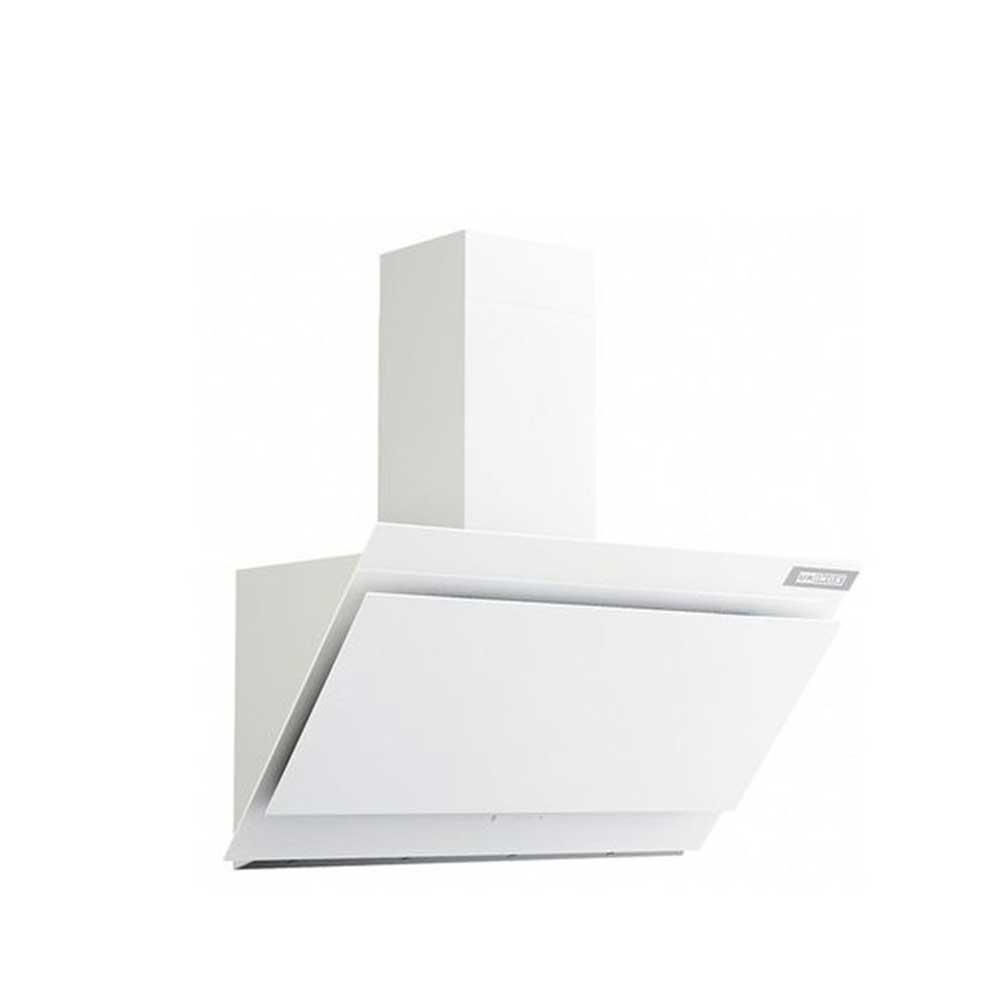 Ukinox Omega 90 Beyaz Cam Sessiz Davlumbaz