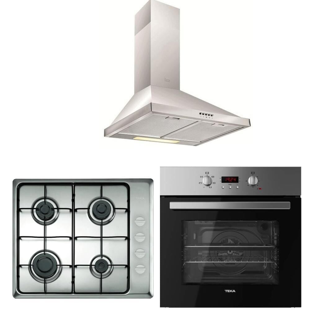 Teka İnox Ankastre Set ( HEB 723 SS - HLX 60 - DF 60 )