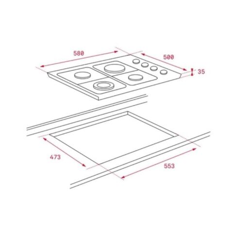 Teka İnox Ankastre Set ( HEB 723 SS - HLX 60 - DF 60 )