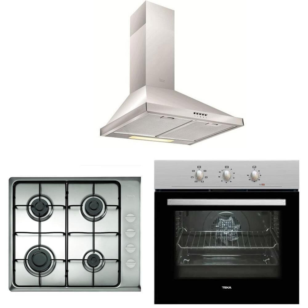 Teka İnox Ankastre Set  ( HE 715 SS - HLX 60 - DF 60 )