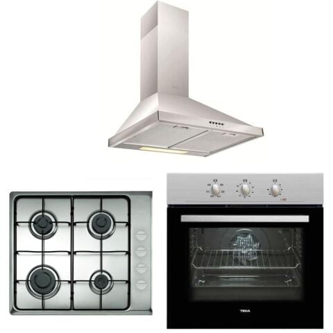 Teka İnox Ankastre Set  ( HE 715 SS - HLX 60 - DF 60 )