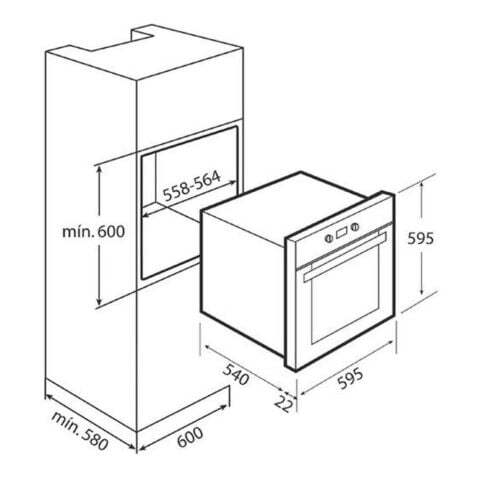 Teka İnox Ankastre Set  ( HE 715 SS - HLX 60 - DF 60 )