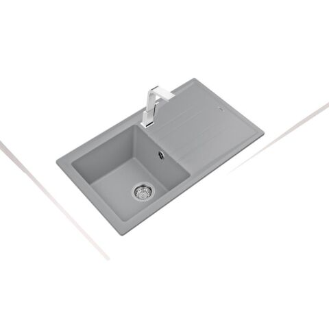 TEKA STONE 50 B-TG  Metalik Gri Granit Eviye