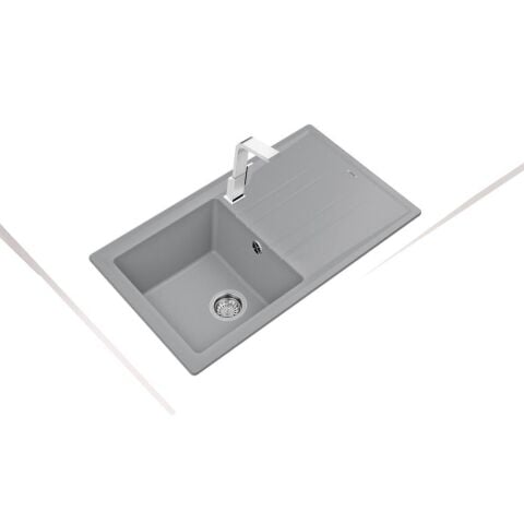 TEKA STONE 50 B-TG  Metalik Gri Granit Eviye