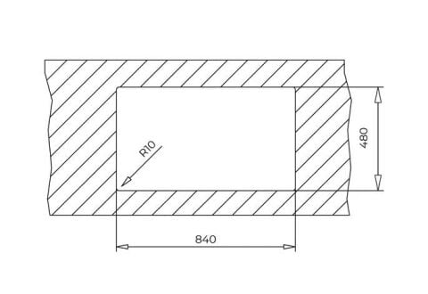 TEKA STONE 50 B-TG  Metalik Gri Granit Eviye